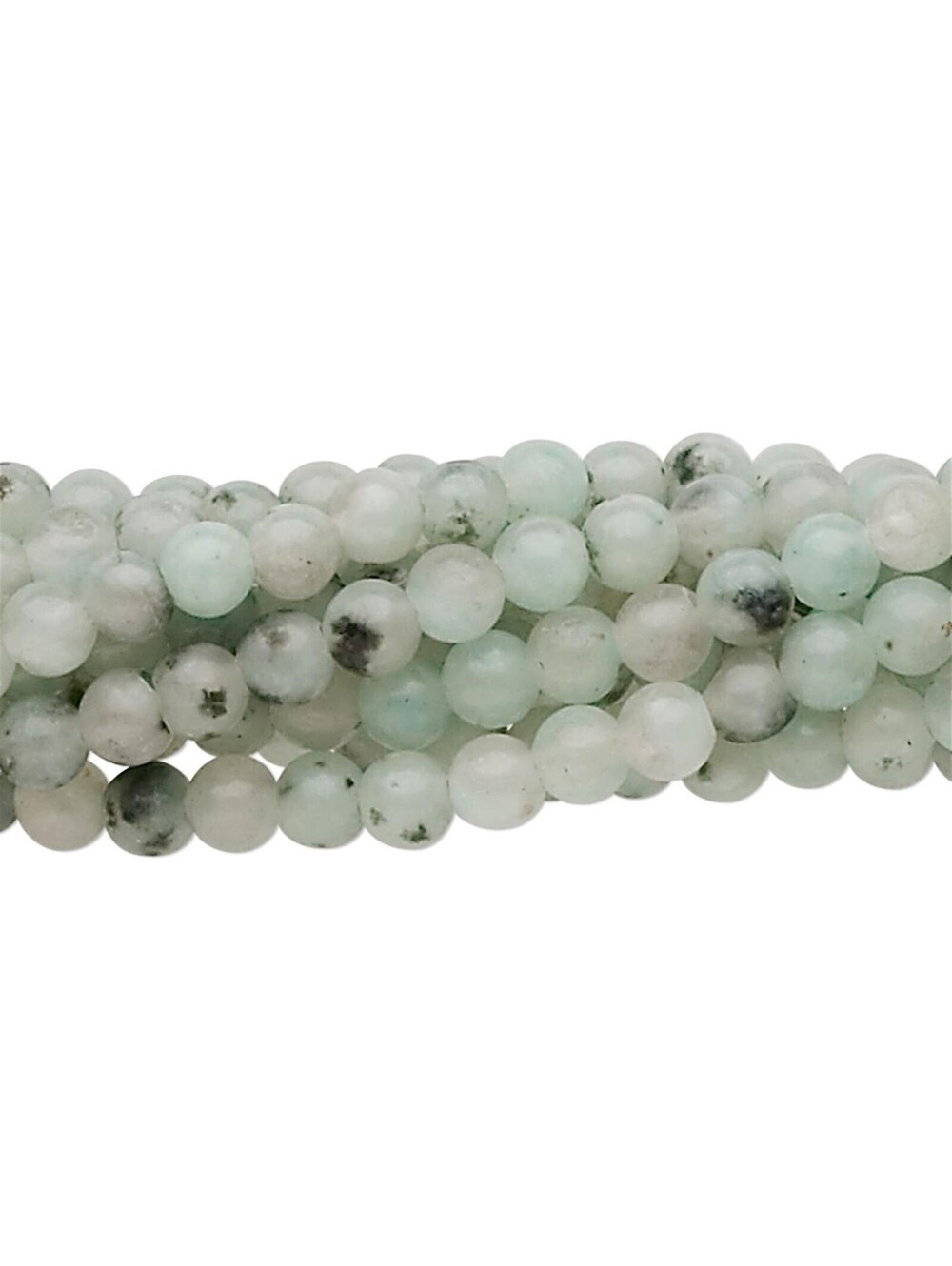 Sesame Jasper Gemstone Beads Round 4mm Bulk Lot 100 pcs